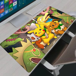 Bandai | Anime Mouse Pad Cubone Desk Mats Gaming Accessories Large Gamer Computer Office PC Laptop Keyboard Desk Pad Pokemon Mausepad