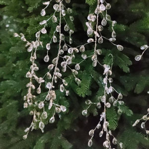 5 Pieces/35CM Short Acrylic Crystal Pendant for Christmas Tree Decoration DIY Wedding Party Decoration Beads