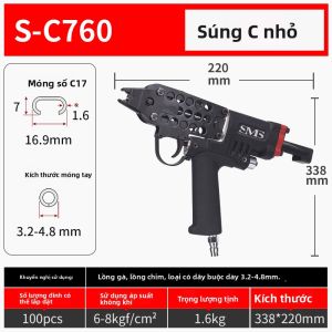 SMS | Súng Đóng Đinh C-Loại Công Nghiệp Khí Nén