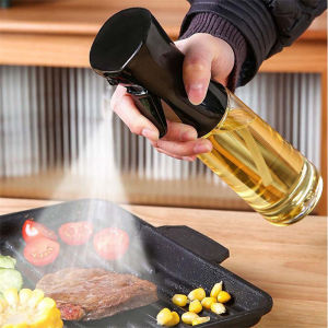 1pc 100/200/300/500ml Oil Spray Pot Kitchen Household Edible Olive Oil Spray Bottle Atomized Misty Oil Tank Air Fryer Spray Bott