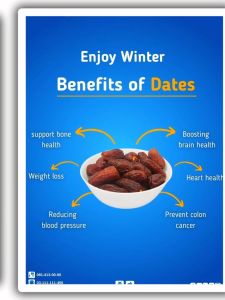 Dried Pitted Dates Seedless 100 grams - Naturally Good Sweet Perfect Snack Dried Fruits