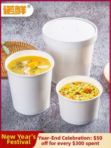 NUOXIAN | Leak Proof Disposable Paper Soup Bowl