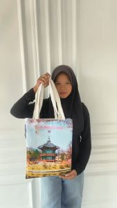 TAS KOREA TAS TOTE BAG KANVAS OLEH OLEH KOREA