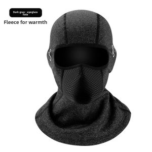 Winter Thermal Riding Face Mask Windproof Fleece Lined Neck Warmer for Motorcycle Helmet Skiing