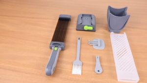Meat Slicer Stainless Steel Meat Cutting Tool For Meat Slicing Shredding Cutter Food Slicer For Beef Pork Mutton 切肉器 Fresh Meat Slicer Cleaver Thickness Adjustable 2 or 4 mm