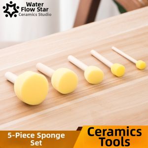 Modeling Water Supply Sponges 陶艺吸水海绵棒 5 pieces