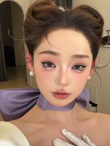 Touching.Me💟💟สร้อยคอโบว์ใหญ่ เครื่องประดับสตรี หลายสี ราคาถูก แมวทอมสไตล์เดียวกัน.