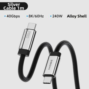 Hagibis | Ultra-Soft High-Speed USB4 Data Cable C-to-C