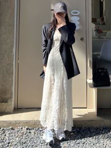 CHOUXIE | Simple Elegant French Style White Dress Suit