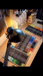 12/24/36/48/60/80/120 Colors Watercolor Brush Pen Dual Tip Marker Pen Set Painting Drawing Art Supplies