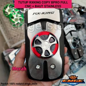 Tutup Tangki RX king full cnc copy Bpro lebih rapi baut stainless tutup tangki yamaha rxking warna