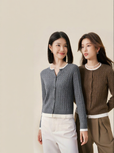 Purcotton | Elegant Cotton Workwear Sweater