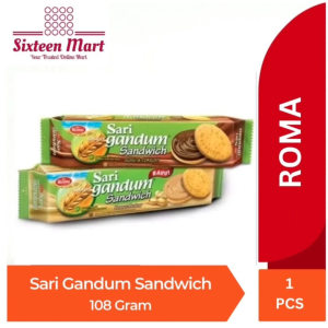 ROMA Sari Gandum Sandwich Biskuit 108 GR (SG)