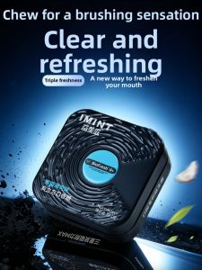IMINT | Xylitol Activated Charcoal Gum Breath Freshener