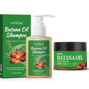 Batana Oil แชมพูและครีมนวดผมเสริมสร้าง Anti Loss คืนเสียทําความสะอาดรังแคควบคุม Hair Growth แชมพู