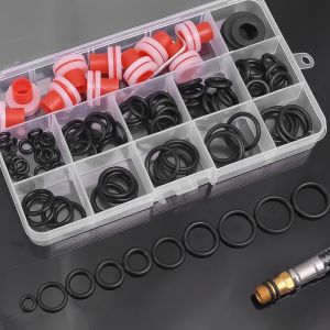 ชุดแหวนรอง๊อกน้ำซิลิโคน4/6อเนกประสงค์200/100ชิ้นโอริงปะเก็นแผ่นกันรั่วปะเก็นมิเตอร์น้ำปลั๊ก
