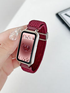 HUAWEI Compatible Woven Magnetic Smart Watch Band for Women Sporty Autumn Winter New Model 7 NFC 8 9 6 pro Replacement Strap