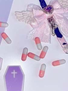 Pink Capsule DIY Handmade LOLITA Spicy Girl Y2K Grain Photography Props Fashion Accessories Fresh out New Unique Items