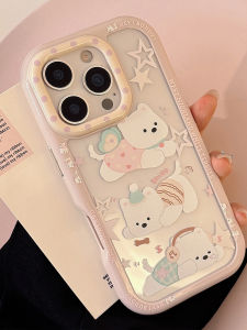 Cute Acrylic iPhone Case West Highland Terrier Dog Design Non-Repeating Style Female Version Fun Creative Protective Shell