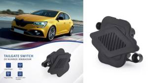 For Renault Megane IV 2016-2019 Tailgate Switch Trunk Latch Mechanism 906064354R 90606-4354R Trunk Door Lock Plastic Metal 12V