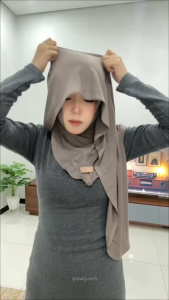 Willofi - Pashmina Instant Belvina Inner Menutup Leher Rayon Anti UV & Anti Bakter Pashmina Meleyot Pashmina Syari Terbaru 2025