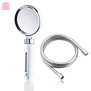 หัวฝักบัวอาบน้ำ diiib ความแม่นยำสูงกรองคู่ป้องกันแบคทีเรียดูแลผิว 304 สแตนเลสถอดทำความสะอาดง่ายมือถือเพิ่มคลอรีนกำจัดอุปกรณ์ห้องน้ำ