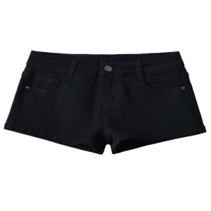 Low Waist Denim Super Short Shorts Womens New Style Elastic Outerwear Slimming Hot Pants Casual Cotton Stretch Fabric