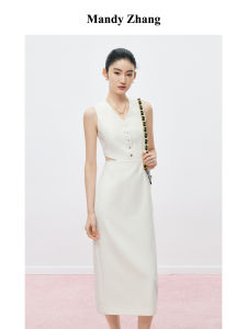 Intelligent Elegant Summer V-Neck Dress
