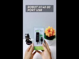 ROBOT H140 - 80 HUB Port USB 4 Panjang Kabel 80cm - Garansi Resmi 1 Tahun