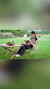 Kermit Chair Camping chair Outdoor Folding Chair Lightweight Portable With storage rack