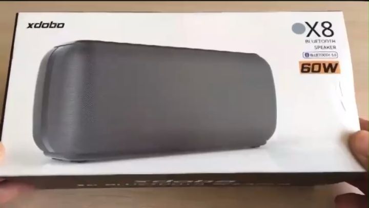 Loa Bluetooth 5.0 Xdobo X8 II Công Suất 60W, Loa Di Động Ngoiaf Trời Chống Nước IPX5, Hỗ trợ 3 chế độ phát Bluetooth/Thẻ TF/AUX - Chính Hãng
