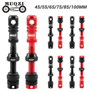 MUQZI 45/55/65/75/85/100mm Tubeless Valve Bike Presta Valve Stem