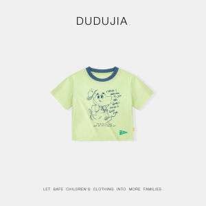 Breathable Short Sleeve T-Shirt for Boys And Girls Childrens Sportswear Cotton Polyester Blend Summer Fashionable Top