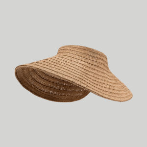 BILLI ZILLY | Sun Protection Open-Top Hat Breathable Foldable Straw Sun Hat