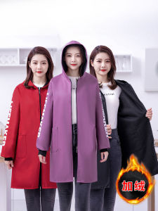 เสื้อคลุมกันเปื้อนทำงานผู้หญิง แขนยาว หนา อบอุ่น กันน้ำ กันไขมัน สำหรับใช้ในบ้าน ครัว เสื้อกันเปื้อนแบบปกติ