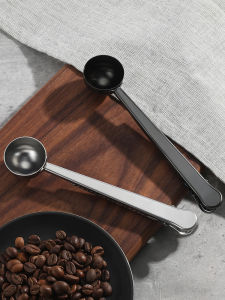 MONGDIO | Coffee Measuring Spoon with Sealing Clip and Bean Spoon