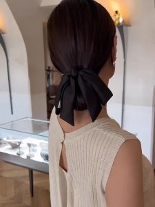 Low Bun Elegant High-End Butterfly Ponytail Clip