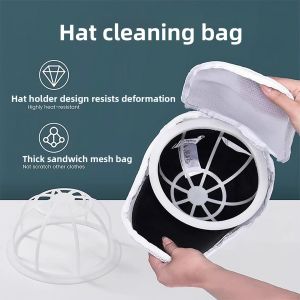 Deformation Prevention Hat Washing Bag for Baseball Caps and Trilby Hats
