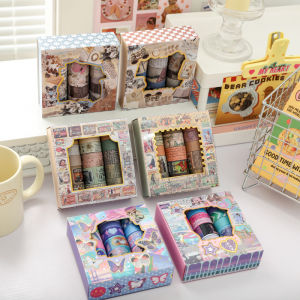 20 ม้วนเทปบัญชีย้อนยุคเทป Ins ลมและ DIY วัสดุสติกเกอร์ตกแต่งคู่มือสติกเกอร์สติกเกอร์ตกแต่งย้อนยุค