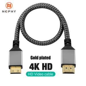 Cáp Chuyển Đổi Mini HDMI Sang HDMI Mạ Vàng 4K 60HZ HD 1080P Đầu Đực A Dài 1M 2M 3M 5M Dùng Cho TV Camera HDMI2.0