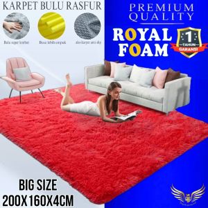 karpet bulu busa royal foam uk160x200x4cm