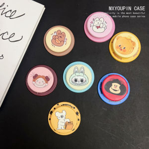 Creative Cartoon Pattern MagSafe Magnetic Lazy Stand Acrylic Expandable Desktop Support Absorption Mobile Phone Holder