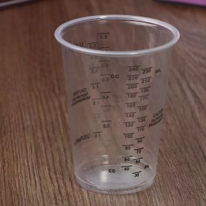 EELHOE | [YU]10Pcs 8OZ Disposable Plastic Measuring Cups For Precise Resin Paint Mixing Cup Plastic Epoxy Resin Mixing Cups