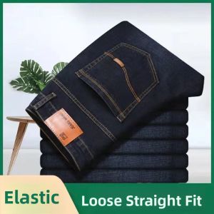 Elastic Denim Pants for Men Thin Summer Workwear