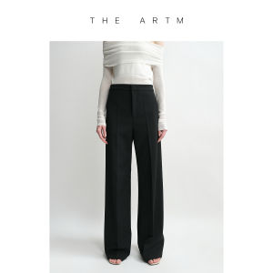 Wool Straight Leg Pants No-side-seam One-piece Cutting Not Easily Wrinkled