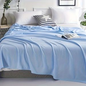 1PC Bamboo Cooling Blanket for Adults Lightweight Breathable Absorbs Body Heat Keeps Cool All Night Soft Skin Friendly Bedding