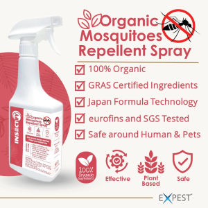 Insectify Organic Mosquito Repellent Spray 500ml No More Mosquitoes