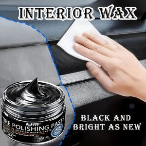 Multi-Purpose Black Plastic And Leather Repair – Car Interior Restorer with Color Correction Glossy Polishing And Protective F