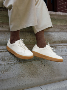 Comfortable Leather Light-Weight Thick Sole Height Increasing Casual Shoes