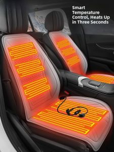 HELLOLEIBOO | Đệm Ghế Ô Tô Sưởi Nóng Bằng Graphene 12V/24V